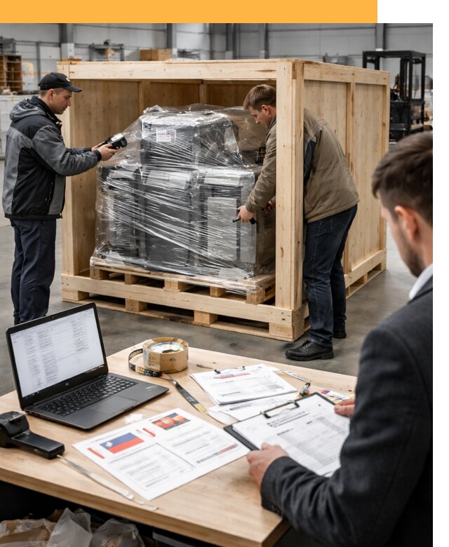 Доставка промышленного оборудования из США от 70311 руб