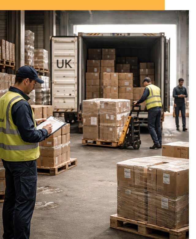 Доставка грузов из Великобритании с таможенным оформлением от 13521