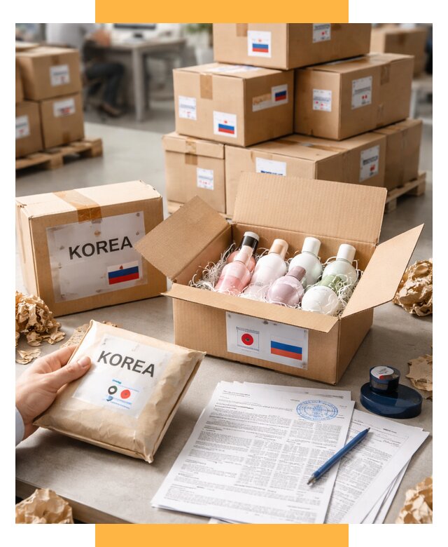 Доставка косметики из Кореи от 9194 р. под ключ | СетСервис-Пшн
