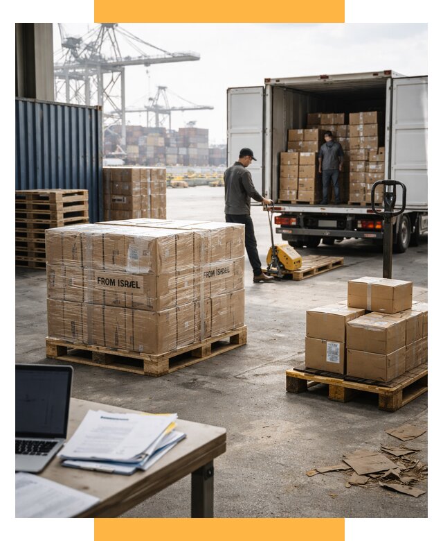 Доставка грузов из Израиля от 16226 р., логистика от СетСервис-Пшн