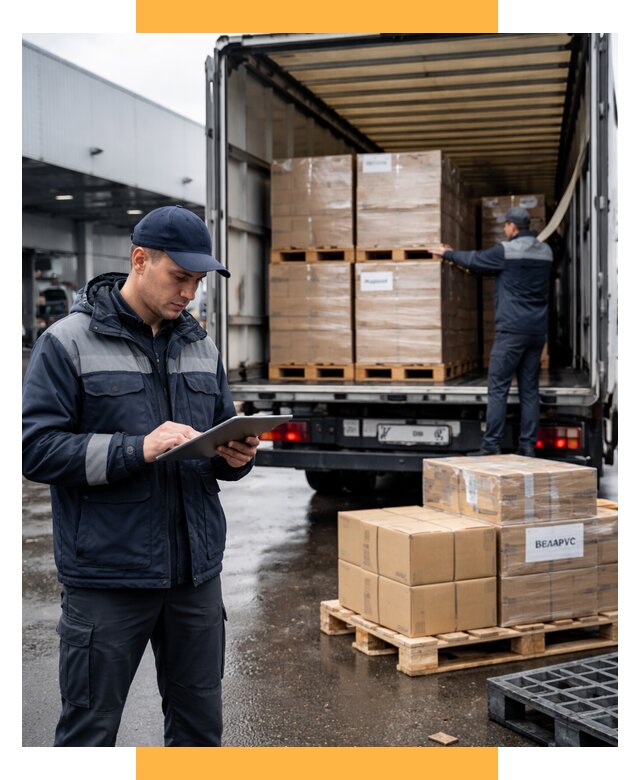 Доставка грузов из Беларуси от 16226 р. логистика СетСервис-Пшн