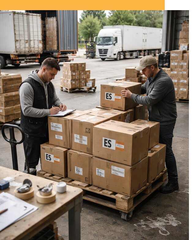 Доставка грузов в Испанию автотранспортом от 37860 руб