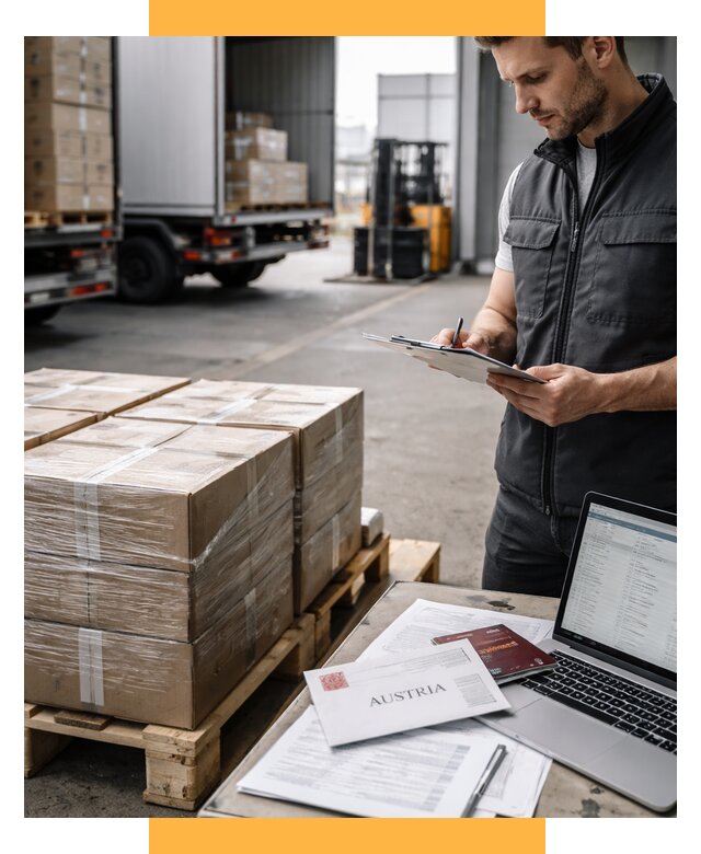 Доставка в Австрию от 70311 р. Логистика и экспорт СетСервис-Пшн