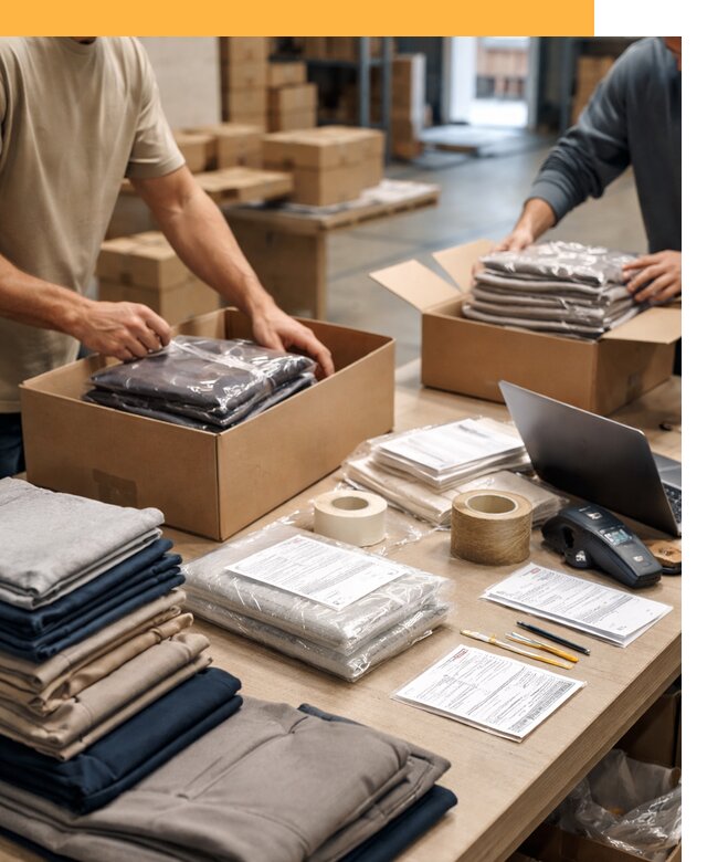 Перевозка одежды по миру от 8113 руб. с таможенным оформлением