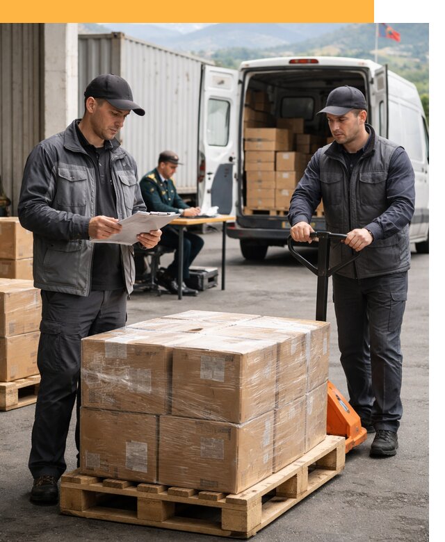 Доставка грузов через Армению, быстрая таможенная очистка от 27043