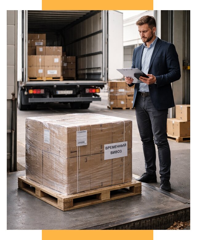 Временный вывоз товаров под ключ от 8654 р. | СетСервис-Пшн