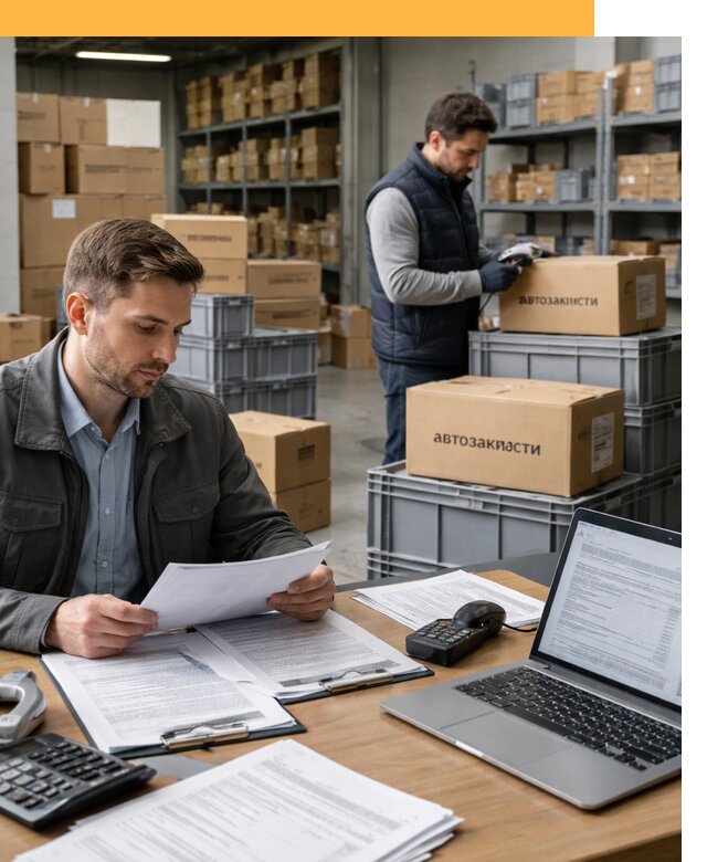 Таможенное оформление автозапчастей по выгодным тарифам от 9194
