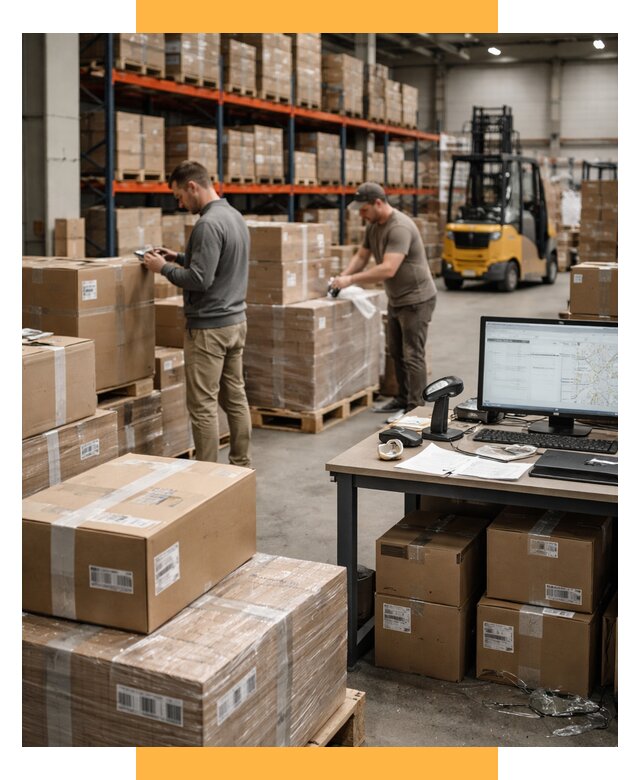 Склад консолидации в Европе от 7031 р., услуги СетСервис-Пшн