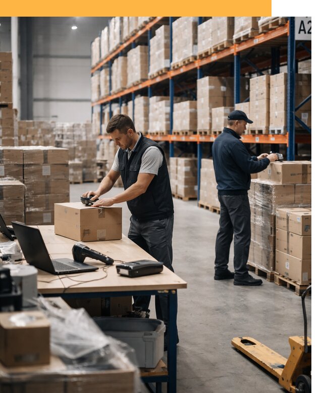 Склад консолидации в Европе: хранение, сортировка от 7031